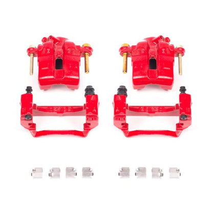 Power Stop 94-97 Mazda Miata Front Red Calipers w/Brackets - Pair