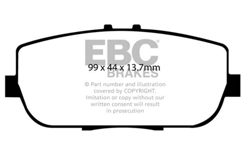 EBC 06-15 Mazda Miata MX5 2.0 Yellowstuff Rear Brake Pads